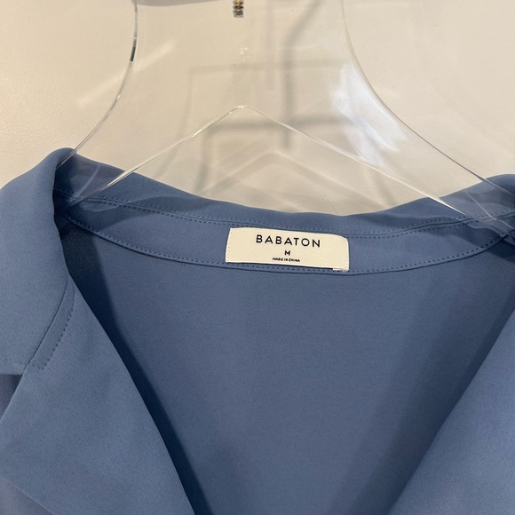 Aritiza Babaton Blue Button down Ladies Size M - Picture 3 of 5